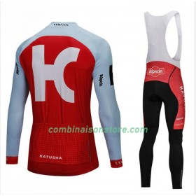 Combinaison Cycliste M/L + Collant à Bretelles 2018 Team Katusha Alpecin N001